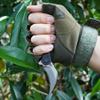 SHIELDON Scythe Pocket Knife 2.55" Stonewashed 154CM Steel Hawkbill Point Blade Black Micarta & G10 Handle Folding Knife, Nested Liner Lock Reversible Wire Clip EDC Knife view 3
