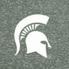 Little King Knobby NCAA Big Logo Toddler T-Shirt-Boys & Girls-Michigan State-Heathered Dark Green-2T view 4