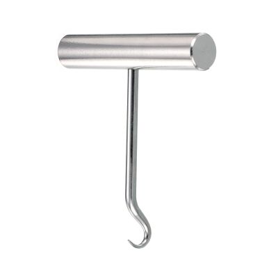 PATIKIL Tennis Racket String Assistance Puller, Stainless Steel Racquet Pull Hook Stringing Tool for Badminton Squash, Silver Tone