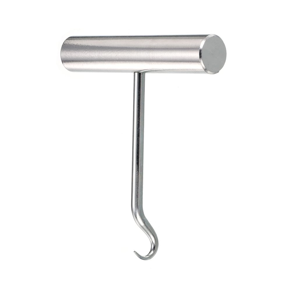 PATIKIL Tennis Racket String Assistance Puller, Stainless Steel Racquet Pull Hook Stringing Tool for Badminton Squash, Silver Tone