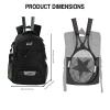 WOLT Tennis Bag - Large Tennis Racket Backpack for Men & Women - Ventilated Shoe Compartment - Holds 2 Rackets view 3