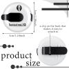 Frienda 3 Pieces Golf Score Counter Mini Golf Stroke Counter with One Touch Reset and Simple Attachment to Scorekeeper Glove in (White) view 2
