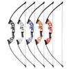 Bowfishing Recurve Bows Set for Adult Hunting Practice Shooting Fish with Solid Fishing Arrows and Bowfishing Bottle Reels (Silver) view 3