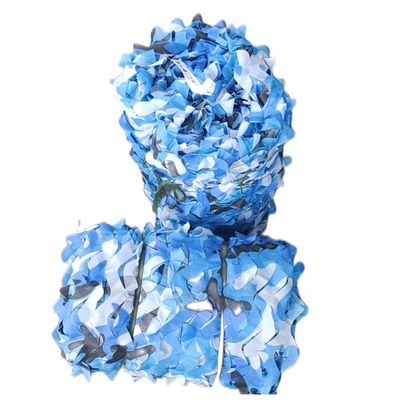 AITAF Blue Camouflage Net, Camo Netting Hunting Shutters,2M 3M 4M 5M 6M Sunscreen Camouflage Net, Lightweight Tear Resistant Camo Cargo Net Hunting Party Decoration (Size : 3m x 3m)