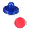 BESPORTBLE 2sets Air Hockey and Pucks Replacement Accessories Ergonomic Design for Striker Black Includes Felt Pads and Red Pucks for Family Fun view 3