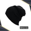 ALLNTRENDS Casablanca Embroidered Beanie Warm Winter Hat (White) view 3