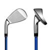 Left/Right-Handed Junior #7 Golf Iron with Graphite Shafts for Boys and Girls  Perfect for Beginner Golfers! (Right for Age 6-8(Blue)) view 4