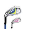 Left/Right-Handed Junior #7 Golf Iron with Graphite Shafts for Boys and Girls  Perfect for Beginner Golfers! (Left for Age 6-8(Pink)) view 1