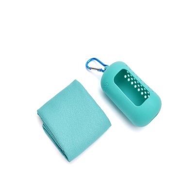 Cuifati Portable Microfiber Towel Travel Towel for Outdoor Camping Travel Towel, QuickDrying Towel, (Light sea Blue)