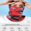 Summer UV Protection Face Clothing Neck Gaiter Scarf Sunscreen Breathable Men & Women's Moisture Wicking Face (Rose,One Size fits All,US,Alpha,Medium,Regular,Regular) view 2