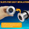 Boltigen Thru Hull Fittings for Boats, Stainless Steel Yacht Through Hull Connecter with Straight Barb, Marine Barbed Hose Skin Fitting Drain for 3/4 inch I.D. Hose view 3