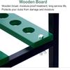 Katzowen 13 Putter Holder Golf Club Organizers Stand, Floorstanding Golf Club Holder Stand for Sports & Outdoor, Metal Storage Rack-Green view 4