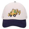 Cute Embroidery Excavator Toddler Kids Baseball Cap Adjustable Cotton Washed Vintage Funny Dad Hat for Boys Girls Age 2-8 view 1