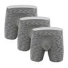 JEsilunmaMY Mens Color Block Athletic Boxer Trunks Anti-Chafing Sport Boxer Briefs Moisture-Wicking Separate Pouch Underwear (Grey10-3PC,Medium) view 1