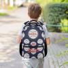 XaocNyx Personalized Baseball School Backpack for Boys, 16 Inch Dark Blue Backpacks for Kids Age 10-12, Cool Lightweight Bookbag for Travel view 2