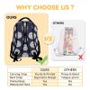XaocNyx Personalized Baseball School Backpack for Boys, 16 Inch Dark Blue Backpacks for Kids Age 10-12, Cool Lightweight Bookbag for Travel view 4