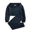 Arshiner Girls 2 Piece Pullover Hooded Sweatshirt and Sweatpants Clothing Sets Long Sleeve Athletic Outfit Tracksuits 9-10 Y
