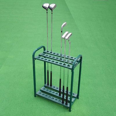 Katzowen Outdoor 27-Hole Golf Club Organizers Holder Rack, Driving Range & Gym Golf Putter Rack Display Stand, Easy to Assemble