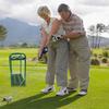Katzowen Outdoor 27-Hole Golf Club Organizers Holder Rack, Driving Range & Gym Golf Putter Rack Display Stand, Easy to Assemble view 2