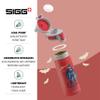 Sigg - Aluminium drinking bottle for children - WMB ONE Batman stand - suitable for carbonated drinks - leak-proof - feather-light - BPA-free - climate neutral certified - red - 0.6 litres view 3