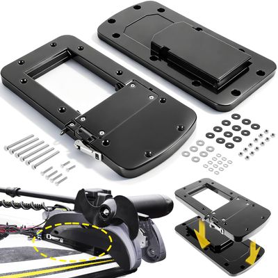 8M0092064 Xi Series Quick Release Mounting Bracket Kit Replacement for MotorGuide Xi3 Xi5 Trolling Motors, Aluminum Black