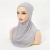 Cntqiang Muslim Full Neck Cover Under Scarf Inner Hijab Cap for Women Bonnet Islamic Elastic Cotton Headscarf Turban Hat view 3