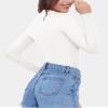 MANGOPOP Women's Mock Turtle Neck Fleece Lined Long Sleeve Thermal Underwear T Shirt Tops Tee view 2