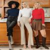 MANGOPOP Women's Mock Turtle Neck Fleece Lined Long Sleeve Thermal Underwear T Shirt Tops Tee view 3