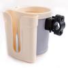 Bike Cup Holder Handlebar Cruiser with Cell Phone Holder Key Holder for Bicycle Motorcycle Scooter Boat Yellow view 2