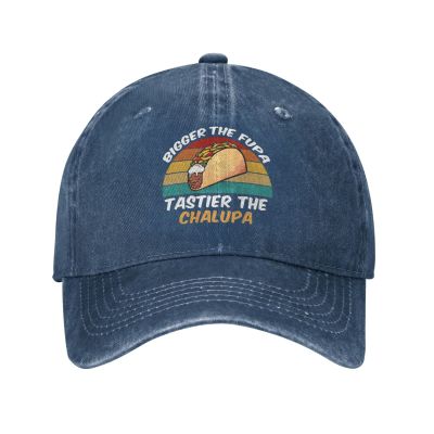 Cinco De Mayo Hat Hat Bigger The FUPA Tastier The Chalupa Hat for Men Baseball Hats with Design Caps Navy Blue