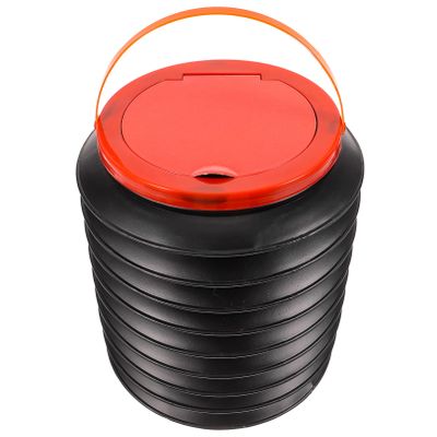 BESPORTBLE Water Bucket 4l Large Capacity Camping Fishing Picnic Folding Trash Can