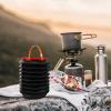 BESPORTBLE Water Bucket 4l Large Capacity Camping Fishing Picnic Folding Trash Can view 2