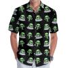 Alien Men's Button Shirt, UFO Hawaiian Shirt for Unisex, Alien Pattern Casual Shirt Men, Birthday Gifts for Men Dad (4XL) view 1