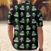 Alien Men's Button Shirt, UFO Hawaiian Shirt for Unisex, Alien Pattern Casual Shirt Men, Birthday Gifts for Men Dad (4XL) view 3