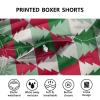Aflyko Christmas Novelty Boxer Shorts Red Green Xmas Tree Relaxed Fit Boxers Buttoned Fly Men's Underwear Xmas New Year, XL view 3