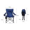 Camping Chair Outdoor Chair Foldable Chair High Back Lounger Chair Outdoors Portable Folding Backrest Armchair Camping Casual Headrest Chair With Cup Holder Side Bag Folding Camping Chair ( Color : C view 3