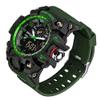 AIMES Mens Watches Sports Outdoor Waterproof Military Watch for Men Army Green Tactical Watch Analog Digital Date Alarm Stopwatch Multi-Function Tactics Big Face Wristwatch for Men view 2