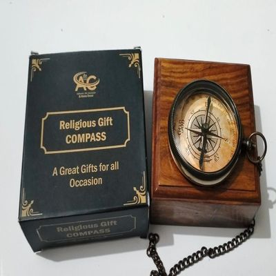 Authentic Gift Collection Compass Graduation Gift, Cool High School Graduation Gifts for Him,Camping Compass, Boating Compass, Hikers Man Compass Graduation Gift