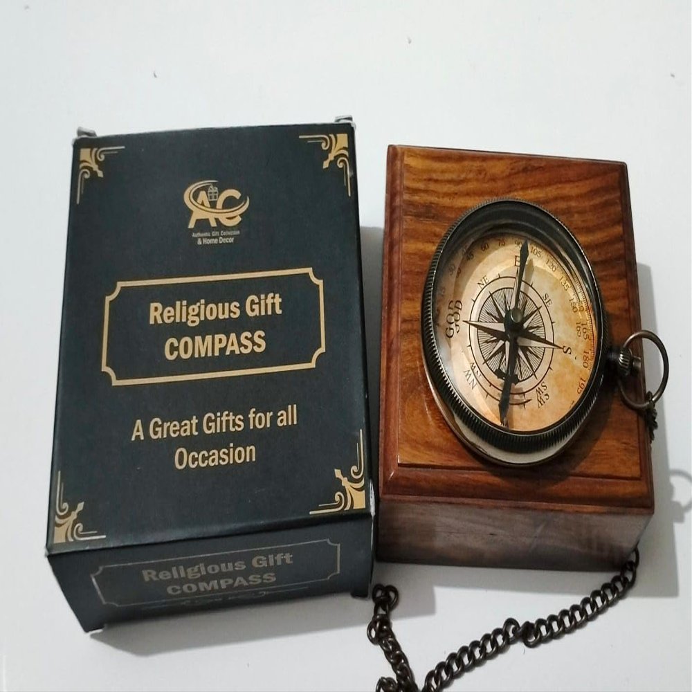 Authentic Gift Collection Compass Graduation Gift, Cool High School Graduation Gifts for Him,Camping Compass, Boating Compass, Hikers Man Compass Graduation Gift