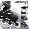Ruthfot Adjustable Inline Skates for Boys and Girls with Full Light Up Wheels, Outdoor Rollerskates for Kids and Women view 2