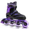 Ruthfot Adjustable Inline Skates for Boys and Girls with Full Light Up Wheels, Outdoor Rollerskates for Kids and Women view 1