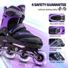 Ruthfot Adjustable Inline Skates for Boys and Girls with Full Light Up Wheels, Outdoor Rollerskates for Kids and Women view 2