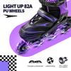 Ruthfot Adjustable Inline Skates for Boys and Girls with Full Light Up Wheels, Outdoor Rollerskates for Kids and Women view 3