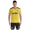 ORKY Men Custom Soccer Jersey, Personalize Name Sublimation Team Uniform, Semi Professional Customize Shirt Short Set(Yellow M) view 1