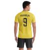ORKY Men Custom Soccer Jersey, Personalize Name Sublimation Team Uniform, Semi Professional Customize Shirt Short Set(Yellow M) view 3
