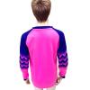 ZUYPSK Boy's Sport Goalkeeper Soccer Jersey Padded Goalie Football Shirt Team Training Uniforms (as1, Numeric, Numeric_10, Regular, Rose Red) view 2