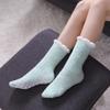 LINEMIN Non Slip Hospital Socks with Grips for Women Cozy Winter Soft Fluffy Grip Slipper Socks (5 Pairs Candy Patchwork) view 3