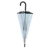 ANTER Large Transparent Clear Dome Umbrella,Golf Umbrella,16 bone transparent rod umbrella, wedding umbrella, automatic opening, J-hook handle, black/white,100cm (White) view 1