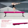 86 York 6ft/8ft Gymnastics Balance Beam, High and Low Floor Beam Gymnastics Equipment for Kids/Adults,Gymnastics Beam for Training,Physical Therapy and Professional Home Training with Legs view 2