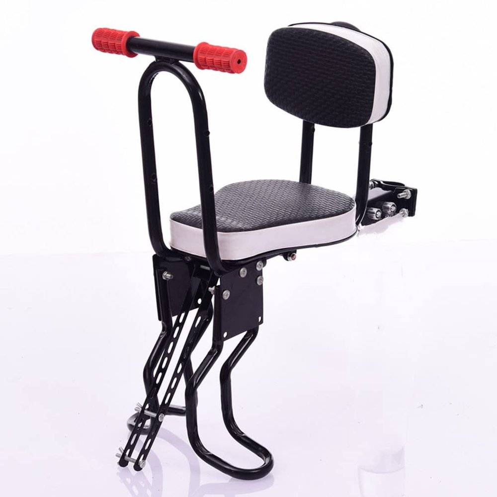 ENDBAG Authentic gong Japanese gong Child Bicycle Seat, 2023 New Aluminum Alloy Child Bicycle Seat, Portable Foldable Front-Mounted Child Bicycle Seat(Color:B,Size:)